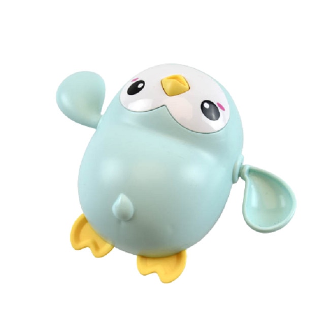 Jucarie de baie interactiva pentru copii, Flippy, pinguinul bleu