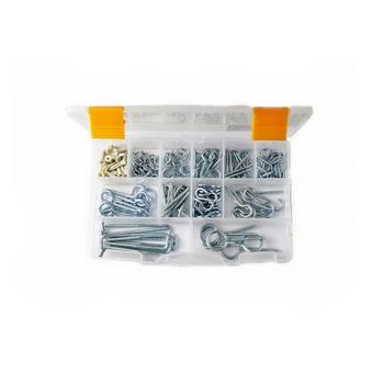 Set cutie 160 piese multifunctional - suruburi pentru prindere, tip O - C - S - L (diblu glont, surub tip O, surub tip C, surub tip L, carlig tip S) Set cutie 160 piese multifunctional - suruburi pentru prindere, tip O - C - S - L (diblu glont, surub tip O, surub tip C, surub tip L, carlig tip S)