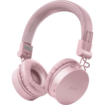 Casti on-ear Trust Tones, bluetooth, Roz Casti on-ear Trust Tones, bluetooth, Roz