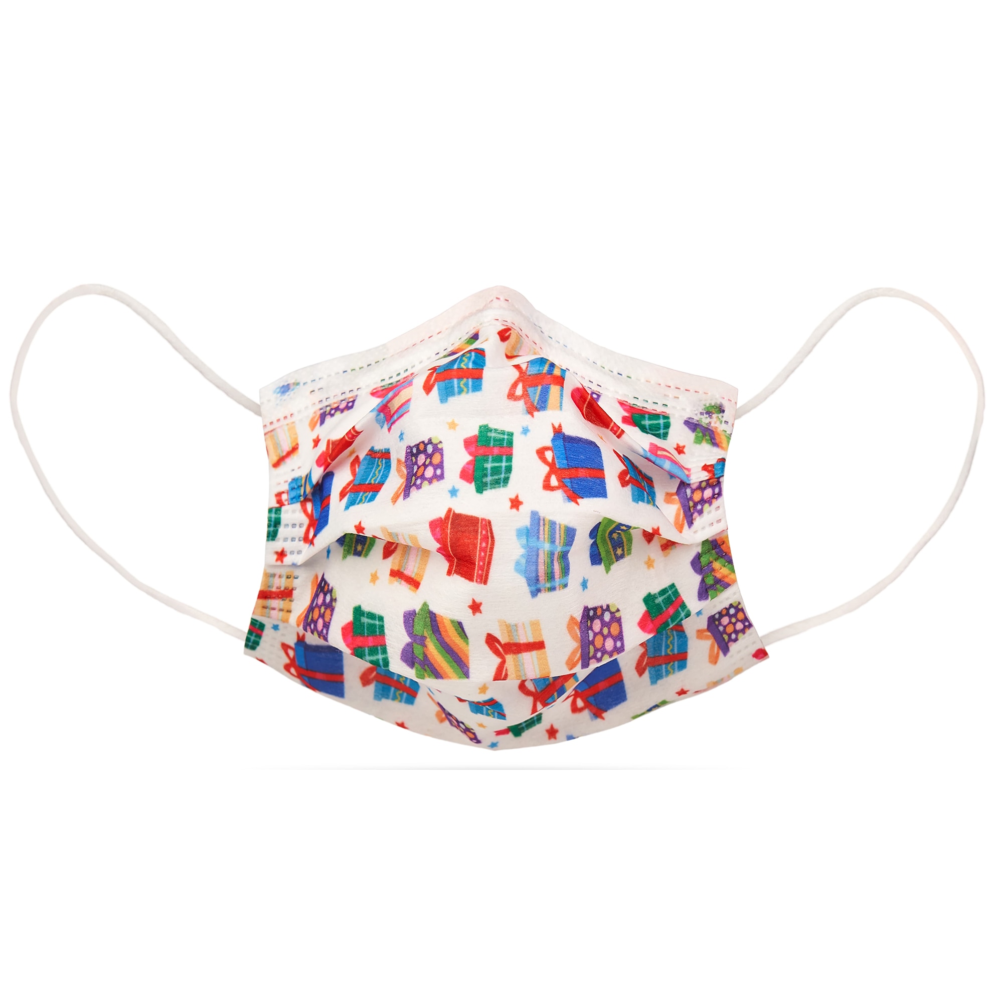 Set 50 bucati Masti faciale, medicale, de unica folosinta, nesterile, pentru copii, Tip II , model MULTICOLOR