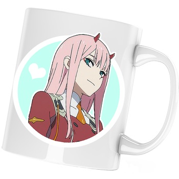 Cana Darling in the FranXX Zero Two Android Anime, alba, 330 ml Cana Darling in the FranXX Zero Two Android Anime, alba, 330 ml