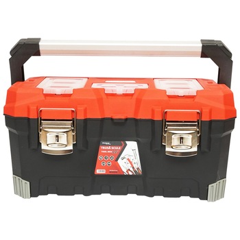 Cutie pentru scule profesionala cu maner aluminiu 560x300x277mm Breckner Germany Cutie pentru scule profesionala cu maner aluminiu 560x300x277mm Breckner Germany