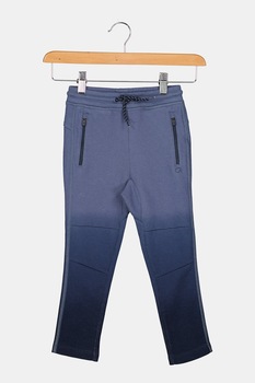 GAP, Pantaloni sport conici cu talie elastica, Albastru inchis