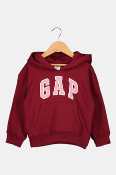 GAP, Hanorac cu aplicatie logo pe piept, Violet GAP, Hanorac cu aplicatie logo pe piept, Violet