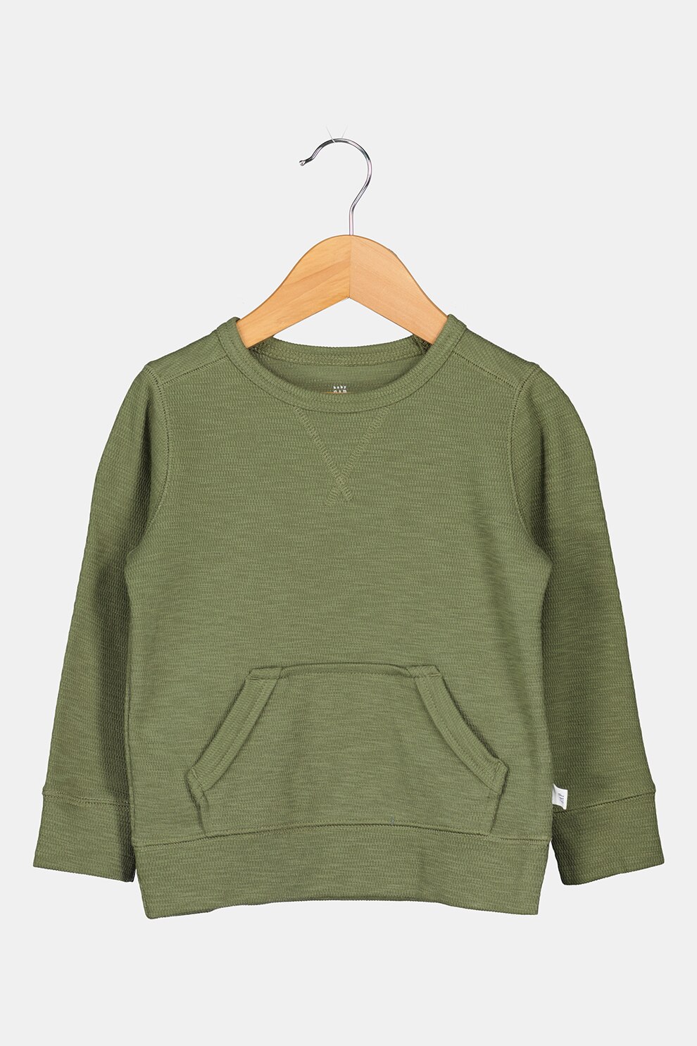 GAP, Bluza sport cu buzunar kangaroo, Verde