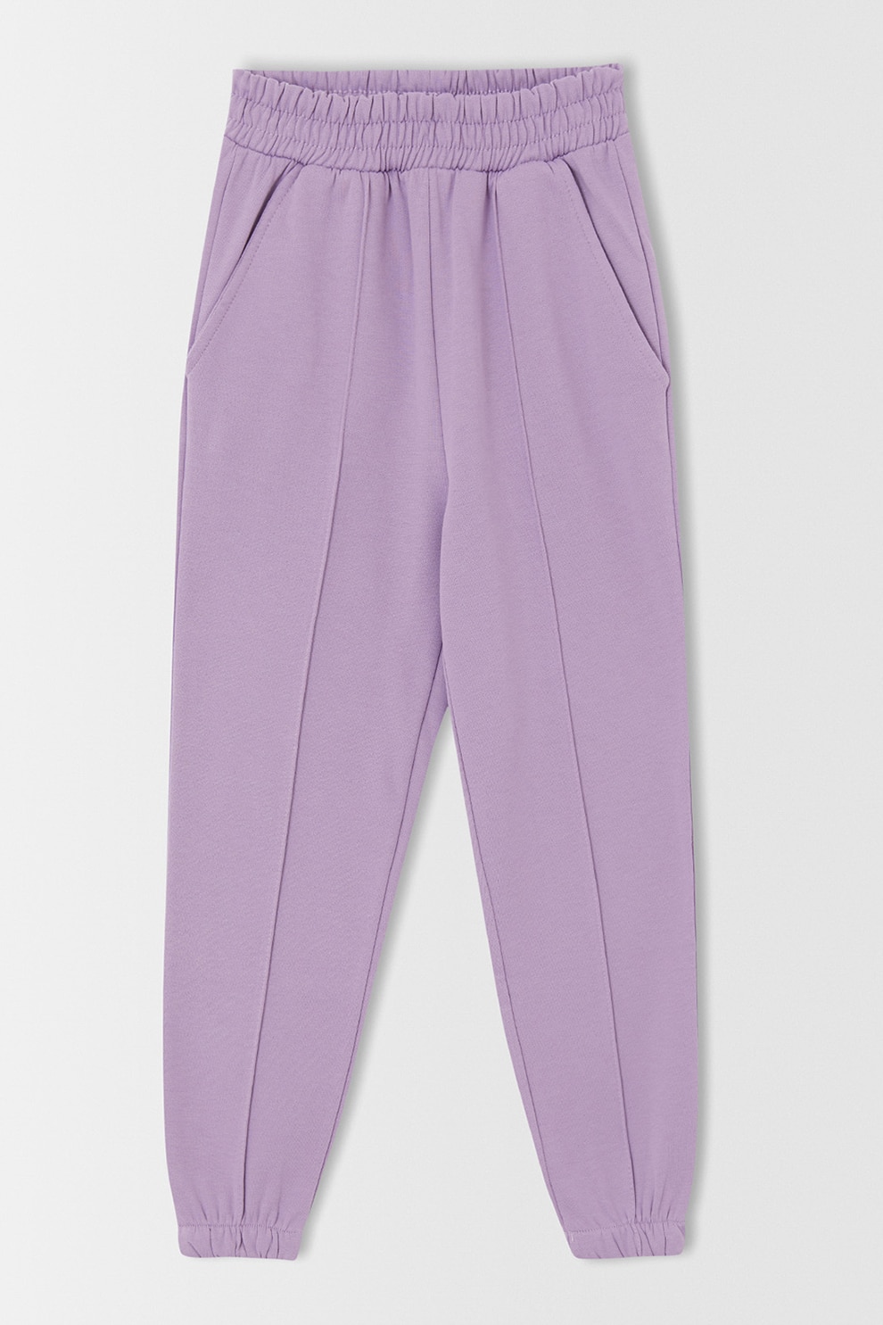 DeFacto, Pantaloni sport cu terminatii elastice, Lila