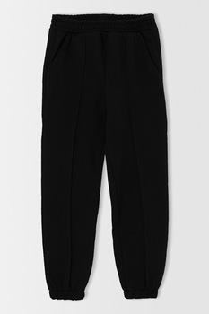 DeFacto, Pantaloni sport cu terminatii elastice, Negru