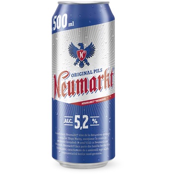 Bere Blonda Neumarkt, Doza, 0.5l Bere Blonda Neumarkt, Doza, 0.5l