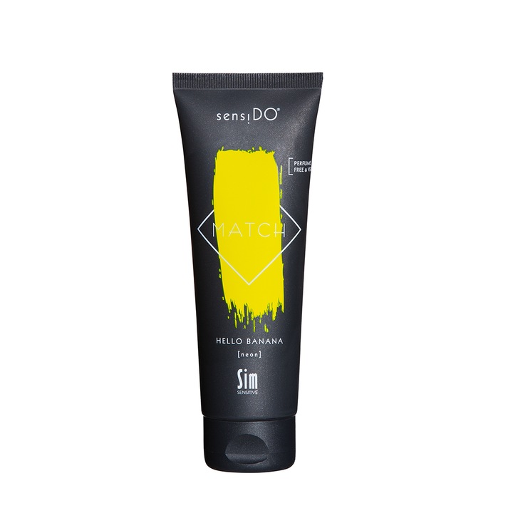 Vopsea directa intensa SensiDo Match Hello Banana neon, 125ml