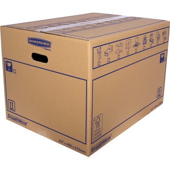 Cutie pentru transport si arhivare, SmoothMove, capacitate, 113 litri, Fellowes Cutie pentru transport si arhivare, SmoothMove, capacitate, 113 litri, Fellowes