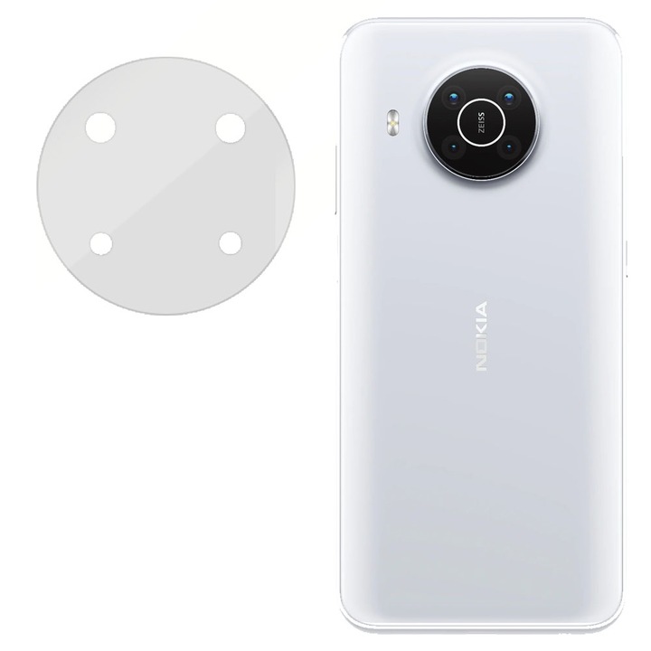 Комплект 3 фолиа SILKASE за Nokia X100, защита на камерата, възобновяем силикон