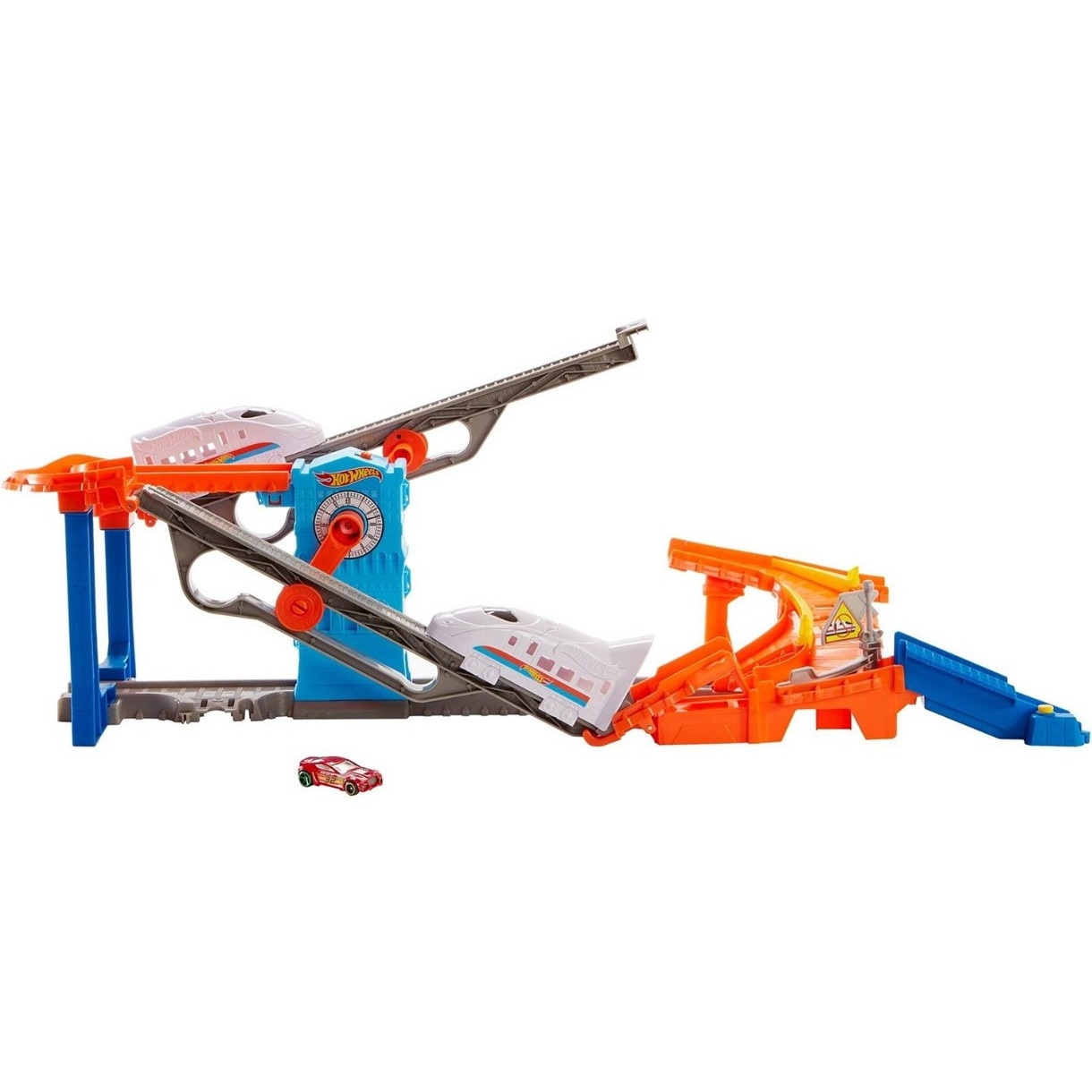 Set Pista Hot Wheels Stunt Train Express