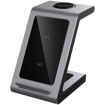 Incarcator wireless Prestigio ReVolt A9, 3-in-1 , Space Grey Incarcator wireless Prestigio ReVolt A9, 3-in-1 , Space Grey