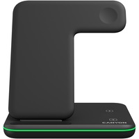 Incarcator wireless Canyon WS-303 3in1, Negru