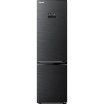 Combina frigorifica Toshiba GR-RB449WE-PMJ, 338 l, No Frost, Iluminare LED, Raft sticle, Touch control, Clasa E, H 185 cm, Antracit Combina frigorifica Toshiba GR-RB449WE-PMJ, 338 l, No Frost, Iluminare LED, Raft sticle, Touch control, Clasa E, H 185 cm, Antracit