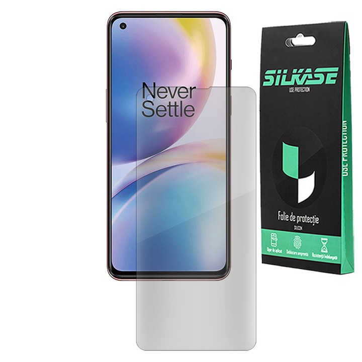 Folie SILKASE pentru OnePlus Nord 2 5G, protectie ecran, silicon regenerabil