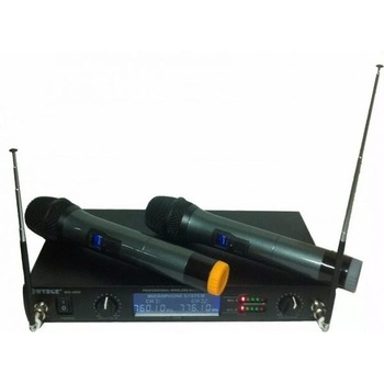 Microfon Profesional Wireless, 2 Microfoane, Usor de folosit, Destinat pentru Karaoke, Modern, Ergonomic, Negru Microfon Profesional Wireless, 2 Microfoane, Usor de folosit, Destinat pentru Karaoke, Modern, Ergonomic, Negru