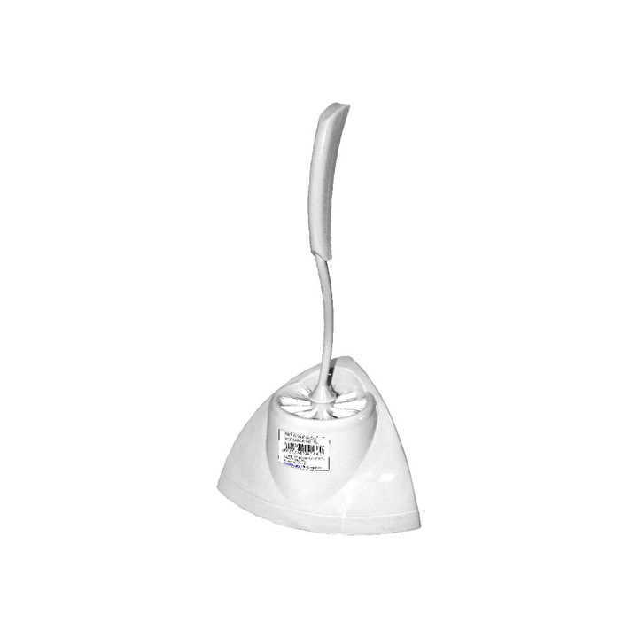 Set Perie cu Suport pentru Colt Misavan, Alb, Plastic