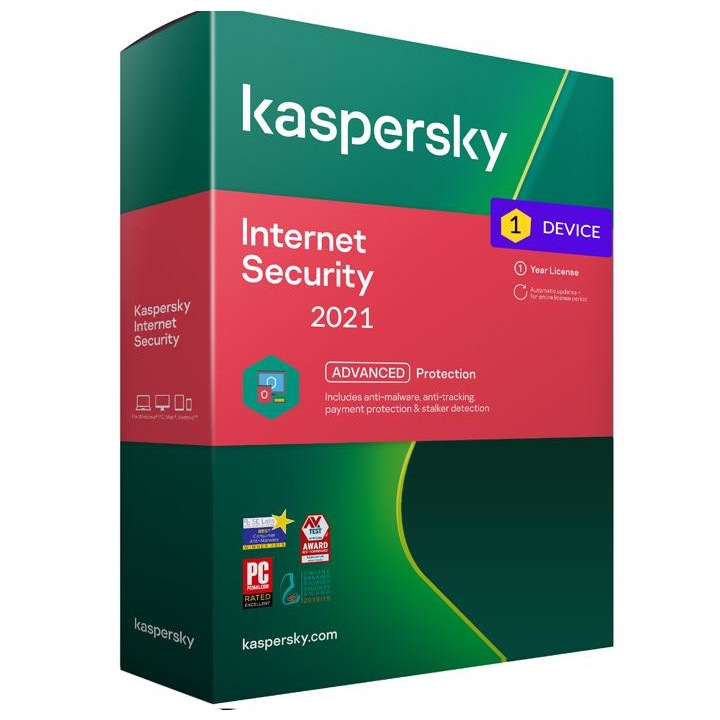 Kaspersky Internet Security 2021, 1 an, 1 dispozitiv, Reinnoire