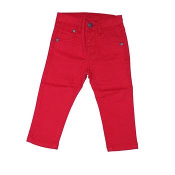 Pantaloni copii New Ness Rosu varsta 9 luni Pantaloni copii New Ness Rosu varsta 9 luni