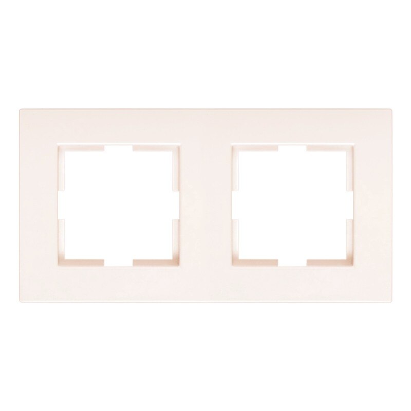 Rama decor 2 posturi crem