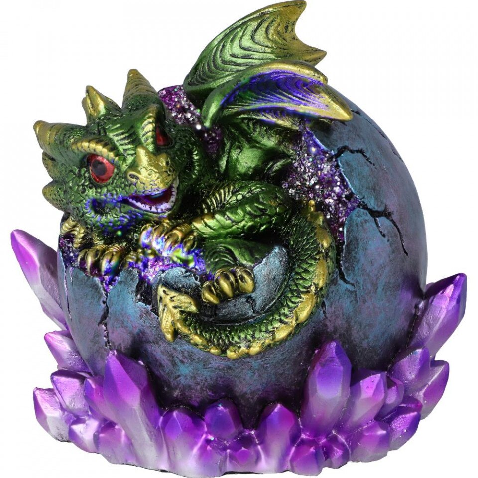 Statueta dragon Emerald Hatchling 12.5cm