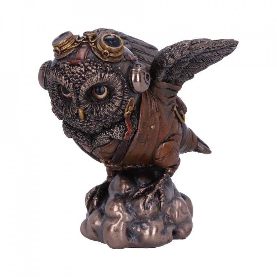 Statueta bufnita Learning to Fly 10.5cm