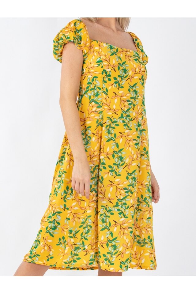 Rochie Dama Emilee Galben