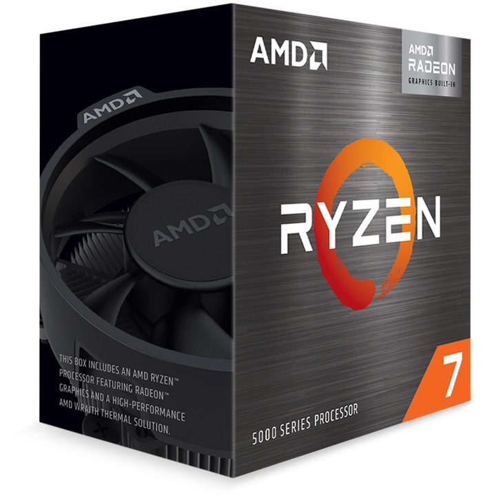 Процесор AMD Ryzen™ 7 5700G, 20MB, 3.8GHz, Socket AM4, Wraith Stealth
