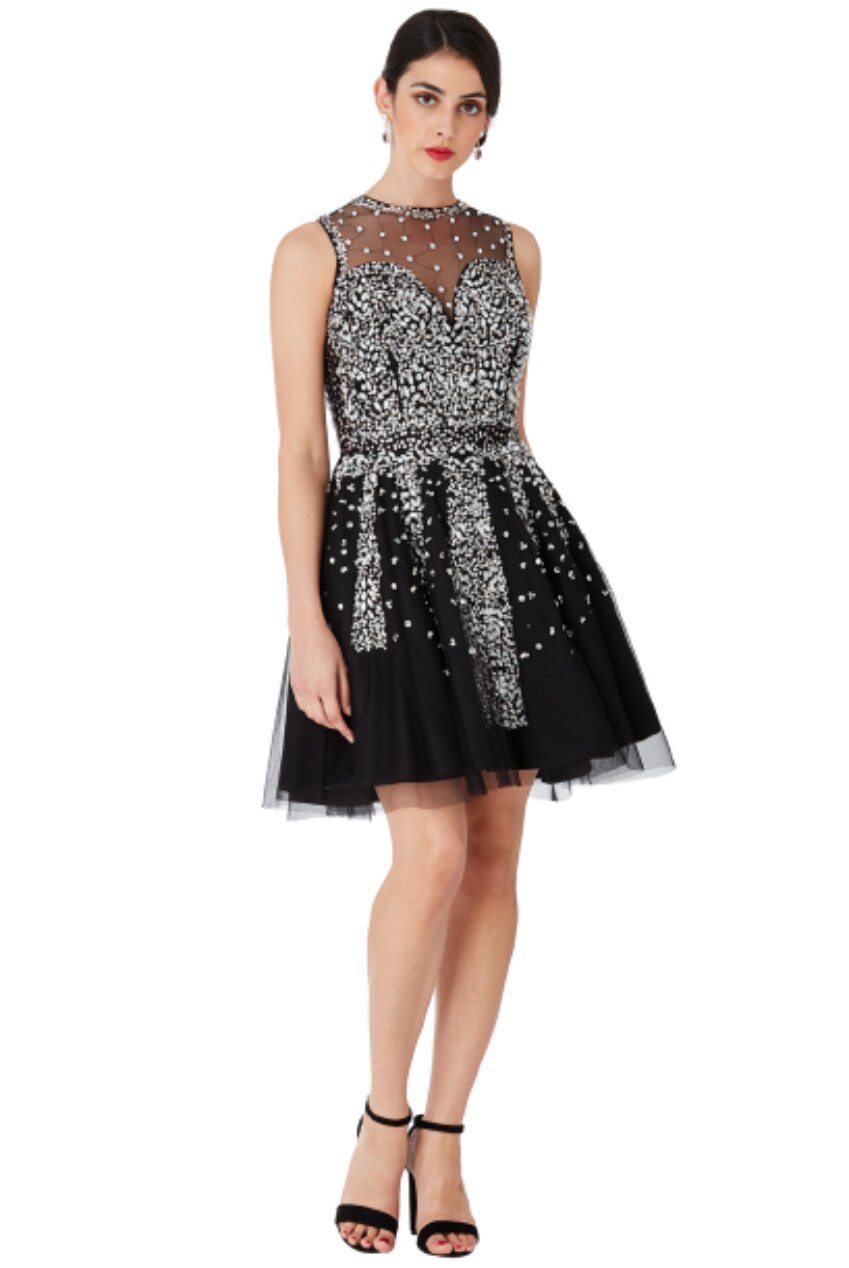 Rochie scurta ocazie city goddess, Negru