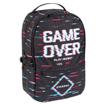 Ghiozdan Starpak game over, 45x29x15 cm Ghiozdan Starpak game over, 45x29x15 cm