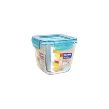 Cutie pentru pranz ermetica Bormioli EVOLUTION Geam 75 cl, Albastru deschis Cutie pentru pranz ermetica Bormioli EVOLUTION Geam 75 cl, Albastru deschis