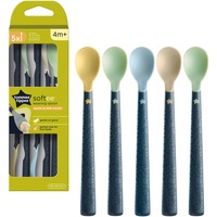 Set 5 lingurite Tommee Tippee, de la 4 luni, Multicolor