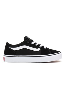 Vans, Pantofi sport de piele intoarsa si panza Filmore Decon, Negru/Alb Vans, Pantofi sport de piele intoarsa si panza Filmore Decon, Negru/Alb