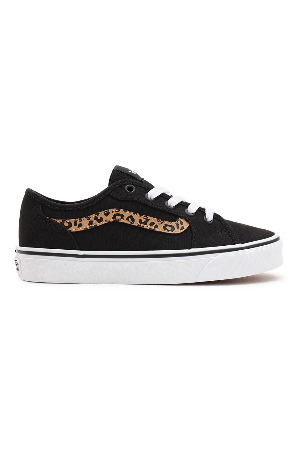 Vans, Pantofi sport cu animal print Filmore Decon, Negru/Maro