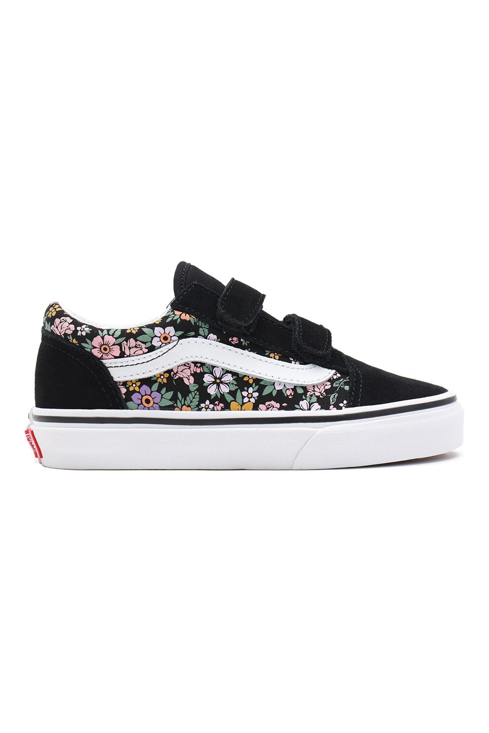 Vans, Pantofi sport cu imprimeu floral Old Skool V, Negru