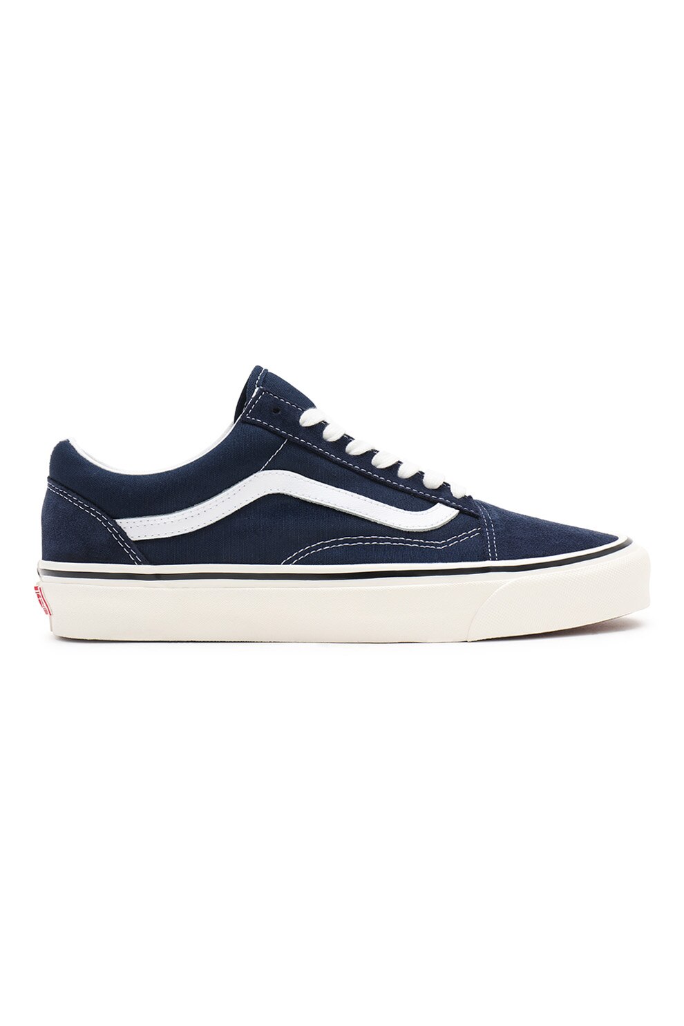 Vans, Tenisi unisex de panza cu garnituri de piele intoarsa Anaheim Old Skool, Bleumarin