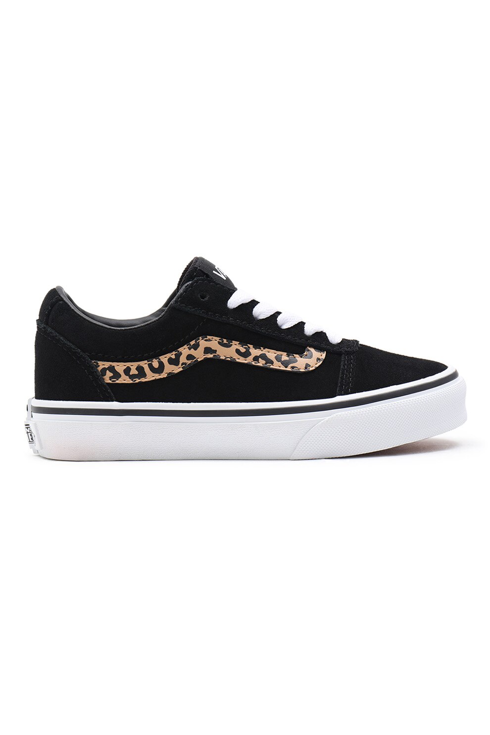 Vans, Tenisi de piele intoarsa cu garnitura contrastanta Ward, Negru