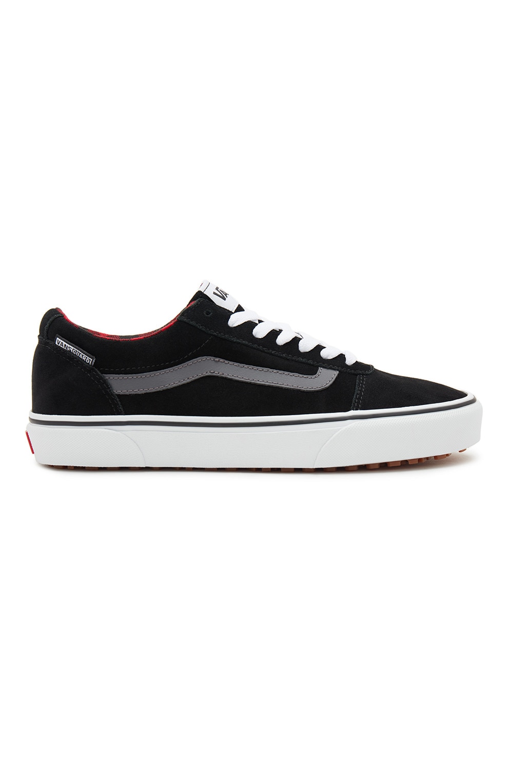Vans, Tenisi de piele intoarsa cu logo Ward, Negru stins