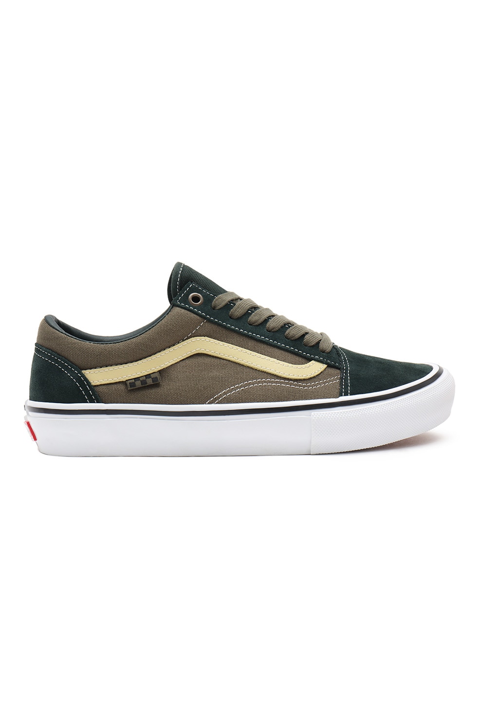 Vans, Tenisi low-top Old Skool, verde forest, maro taupe