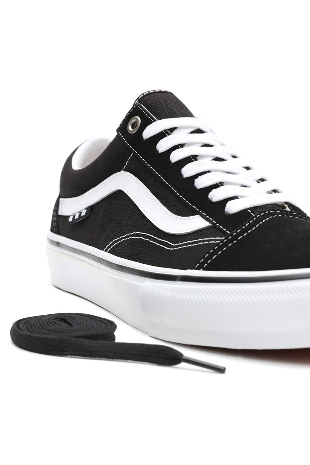 vans con linea blanca