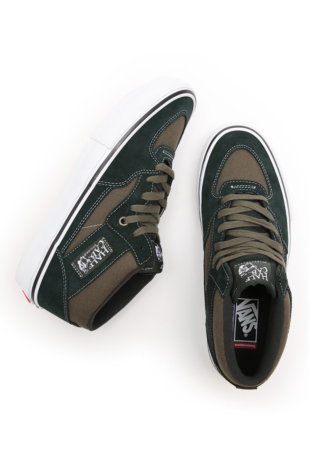 Vans, Tenisi lowtop cu garnitura de piele intoarsa Half