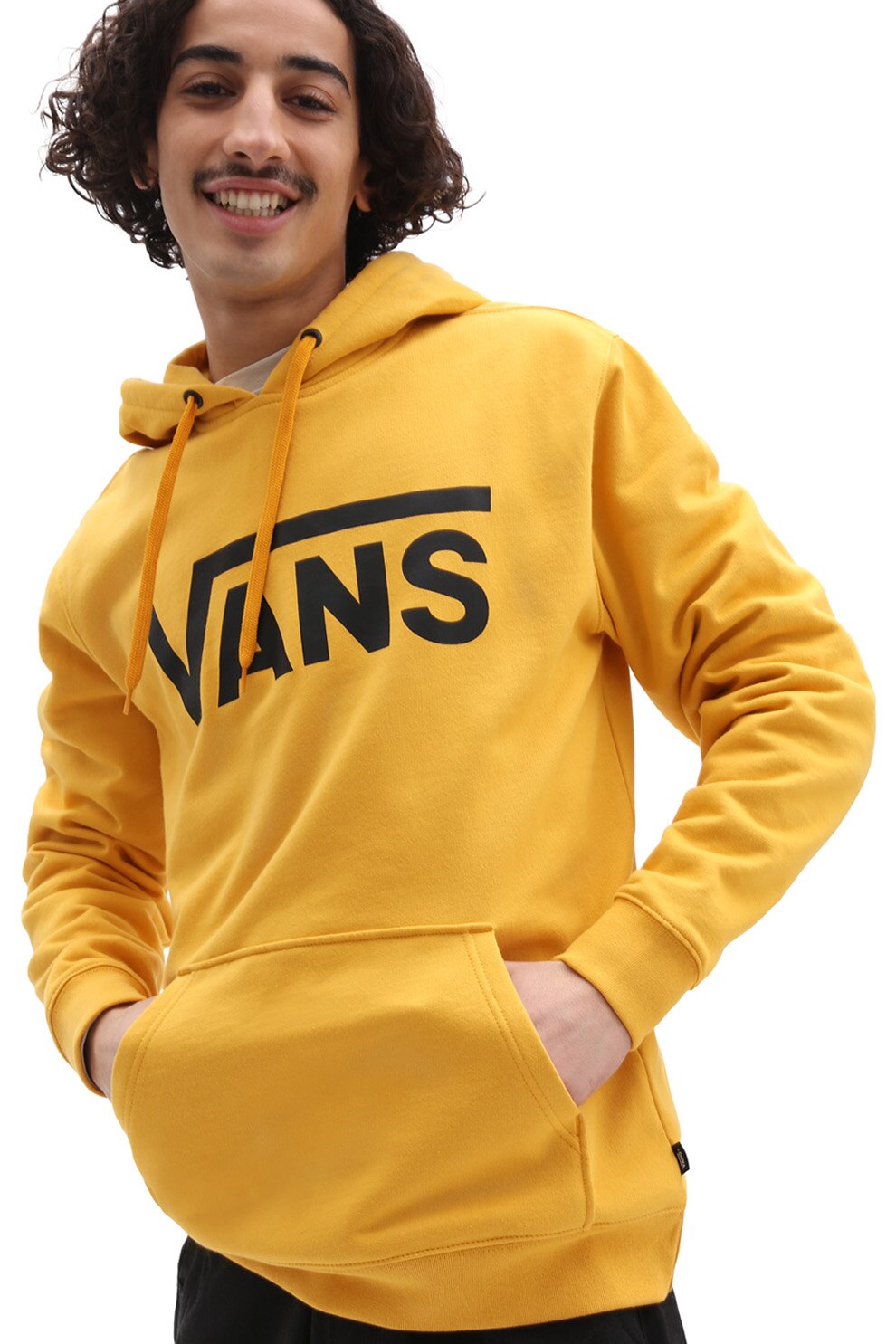 Vans, Hanorac cu buzunar kangaroo Classic, Galben mustar