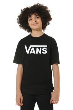 Vans, Tricou de bumbac cu imprimeu logo, Negru/Alb Vans, Tricou de bumbac cu imprimeu logo, Negru/Alb