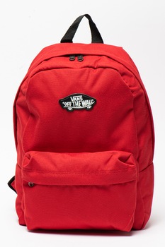 Vans, Rucsac cu buzunar exterior cu fermoar 20L, Rosu inchis Vans, Rucsac cu buzunar exterior cu fermoar 20L, Rosu inchis