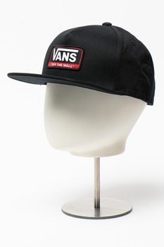 Vans, Sapca ajustabila cu aplicatie logo, Negru Vans, Sapca ajustabila cu aplicatie logo, Negru