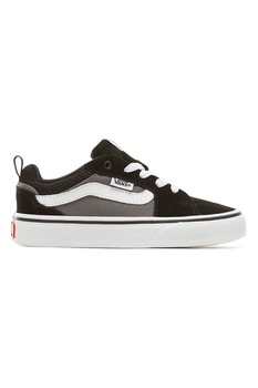 Vans, Tenisi cu insertii de piele intoarsa si piele Filmore, Negru/Gri Vans, Tenisi cu insertii de piele intoarsa si piele Filmore, Negru/Gri