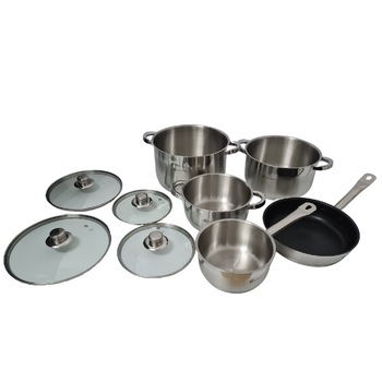 Set oale+cratita Schmitter, inox, inductie, 9 piese Set oale+cratita Schmitter, inox, inductie, 9 piese
