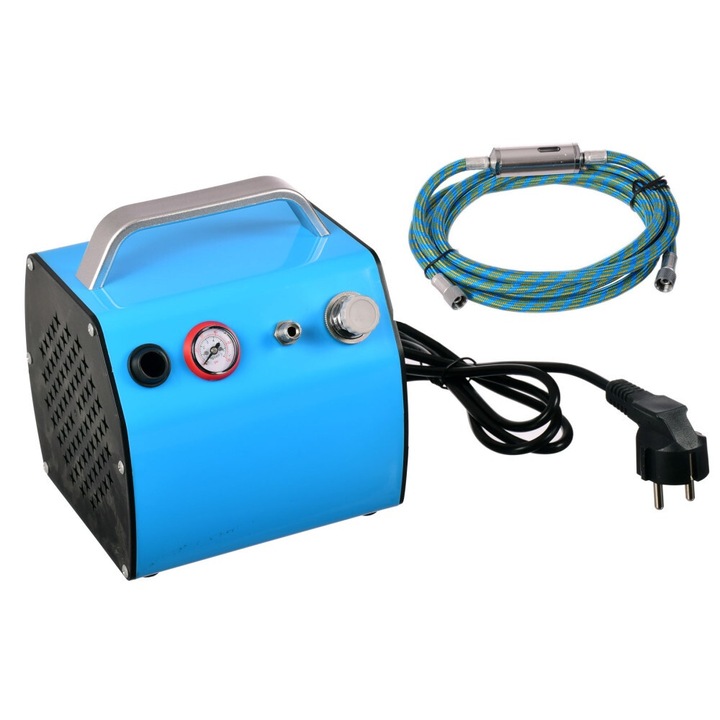 Compresor aerograf AS-177A furtun manometru cu filtru