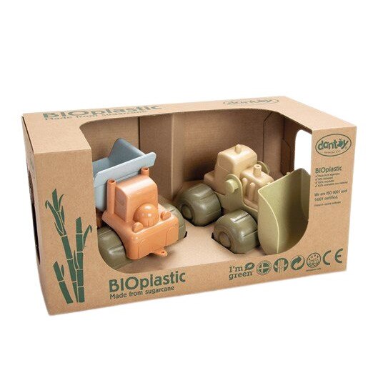 Set Basculanta si Excavator Bioplastic Dantoy 17,5 x 34,5 x 19 cm
